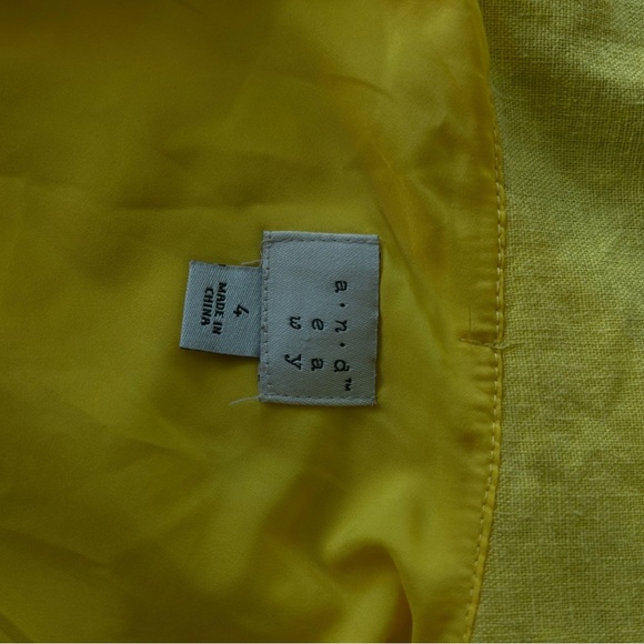 A New Day I Yellow One-Shoulder Dress - Picture 9 of 9